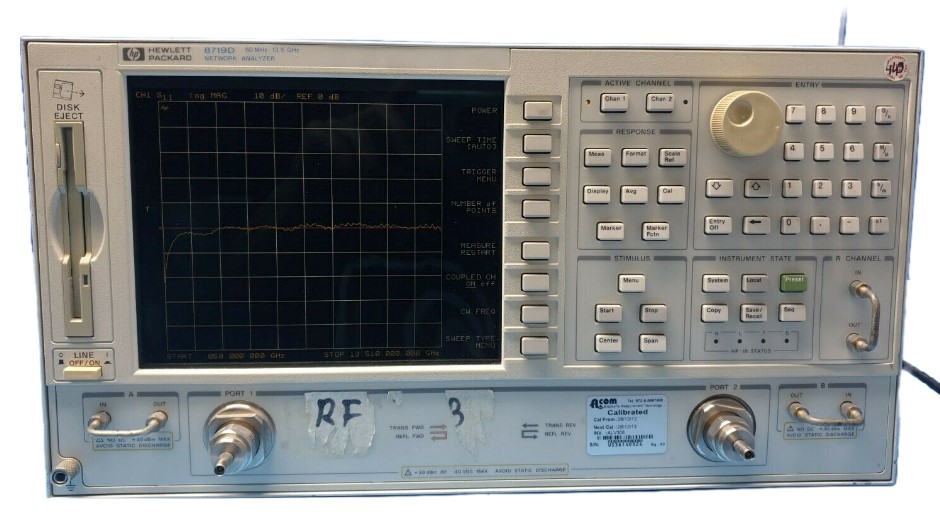 Keysight / Agilent 8719D Network Analyzer, 50 MHz - 13.5 GHz